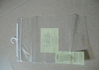 PVC PE Konfeksiyon T-Shirt Plastik Torbalar Kanca Ve Kayar Fermuarlı Paketleme